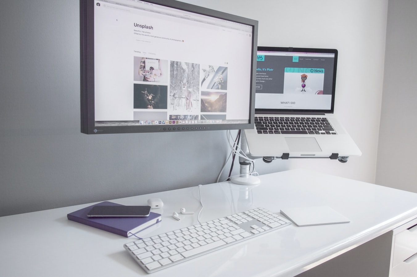 Control the clutter Work desk