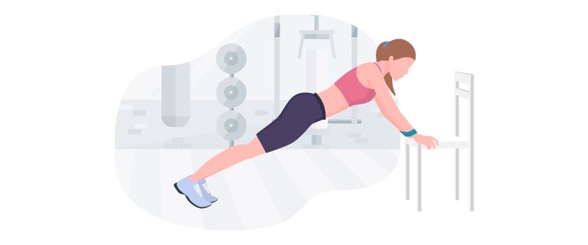 Incline push up Incline push up exercise